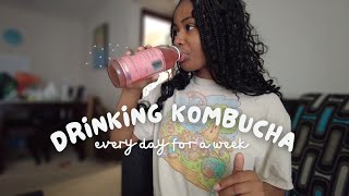 I DRANK KOMBUCHA EVERY DAY FOR 7 DAYS | Before + After Results | Kombucha Challenge | I Lost Weight!