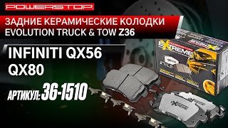 Задние керамические колодки Extreme Truck & Tow Z36 Артикул 36-1510