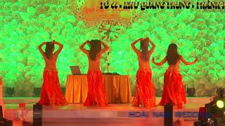 CÁC CÔ GÁI CHÂN DÀI MÚA BELLYDANCE -ĐÁM CƯỚI CON ĐẠI GIA QUẢNG NINH