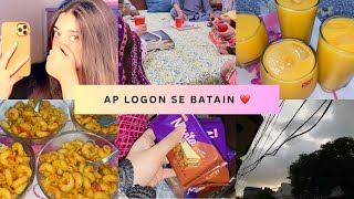 A RANDOM DAY❤️ | ap logon se batain🫶🏻| beautiful weather | easy and quick macroni🤤 | she’s vlog👑