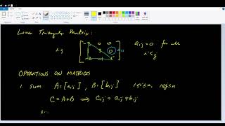 Review of Matrices