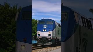 #Amtrak #train through the center of #Ashland #Virginia on #CSX #railroad tracks