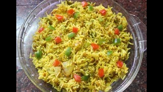 #Tiffin recipes/Maggi Masala rice/बचे हुए चावल से बनाये बच्चों के फेवरेट मैग्गी मसाला राइस/tiffin