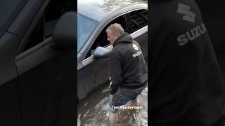 Rufford Ford claims another Mercedes victim! #flood #rufford #ruffordford #flooded #fail #ohno ￼