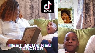 MEET YOUR TEACHER PRANK!! TikTok prank on Micaiah!! He didn't buy it lol 😂 😆