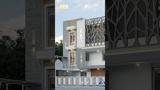 Desain Rumah Kost Modern Tropis 3 Lantai