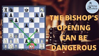 Chess trap: The bishop's opening🔥🔥🔥