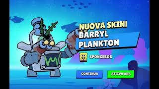 SHOPPO SUPEROFFERTA CON LA SKIN -BARRYL PLANKTON E 10 STARR DROP SU BRAWL STARS