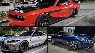 Dodge Hellcat VS BMW G80 M3 & Upgraded Turbos Infiniti Q60! - Street Racing!