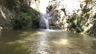 Waterfall Palia Kavala , Makedonia , Greece - DJI Mavic Pro footage - June 2021