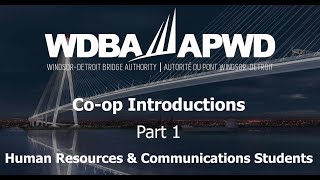 WDBA Co-op Introductions - Human Resources & Communications students