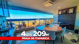 Finíssimo Apartamento na Orla da Praia de Itaparica com 209m² com 4 Suítes com um closet! 🏖️😍