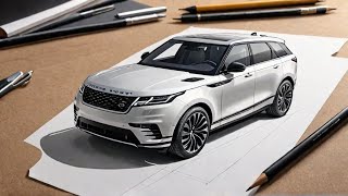 "How to draw a Range Rover Velar 2024| Drawing step by step"