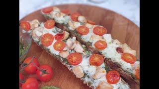 Baget Pesto Pizza. Treba vam samo 5 sastojaka i 5 minuta vremena!!