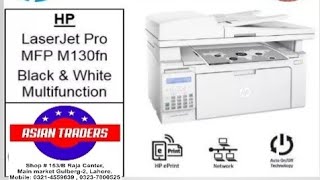 Tabloid Size Complete Docoments Solution HP Laserjet Pro M130fn Monochrome 4 in 1  By Asian Traders