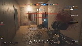 Rainbow 6: 1v5 Clutch to push OT!