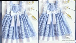 latest summer girl dress design cutting and stitching step by step 5 6 year girl