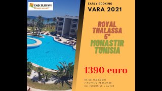 Royal Thalassa - Charter avion Tunisia 2021