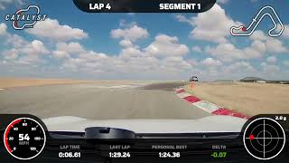 SCCA Time Trials - Cresson 1.7 CCW - 1:23.93 - 2022 BRZ - 8/13/22