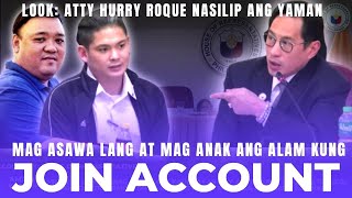 DELASERNA PINAG TAPAT NA ANG KAUGNAYAN KAY ATTY  HURRY ROQUE KASAMA NA ANG JOIN ACCOUNT NILA