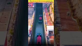 Ship Elevator In Panama Canal 🤯 Wood working with art handcraft ideas | skill-art #shorts