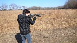 DPMS AR-15 & Plinking w/ .22LR Revolver.mp4