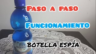 BOTELLA DE AGUA ESPÍA - Así es como graba y funciona éste nuevo modelo!!