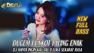 DUGEM FUNKOT PALING ENAK‼️ DJ HANYA INGIN KAU TAU X LUKA SEKARAT RAS NEW FULL BASS 2024