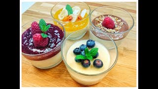 PANNA COTTA 4 IDEE con AGAR AGAR! | Ricetta - SugarDany