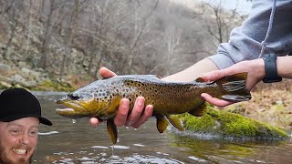 WINTER STREAMER FISHING! (Why you should trout fish in the winter) REACTION VIDEO