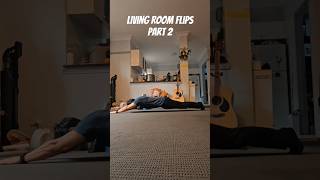 Flipping around my living room Part 2!! #funny #flips #gymnastics #calisthenics #fun #nostalgic