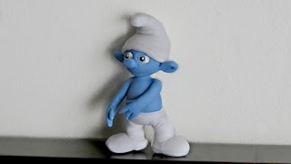 LOS PITUFOS (THE SMURFS) TUTORIAL (Porcelana fria - plastilina)