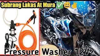 Pressure Washer 12 Volts // Washer ng Motor // Carwasher 12 Volts