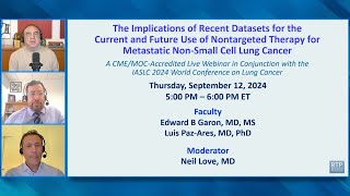 Recent Datasets for the Current and Future Use of Nontargeted Therapy for Metastatic NSCLC