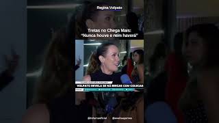 Regina Volpato comenta sobre supostos desentendimentos entre os apresentadores do Chega Mais.