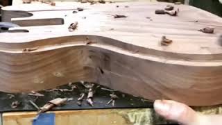 Carved Top Guitar Timelapse