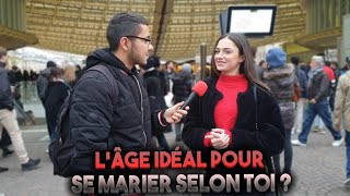 QUEL EST L'ÂGE IDÉAL POUR SE MARIER ?💒💍 -MicroTrottoir