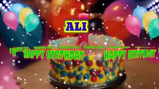 ALI, Happy Birthday song//happy birthday to You