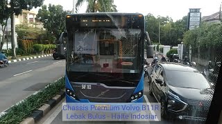 Lebak Bulus - Halte Indosiar Trip Transjakarta Chassis Premium Volvo B11R i-Shift