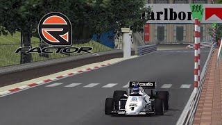 F1 1983 in rFactor | Monaco (70-80's layout) with Xbox 360 Controller