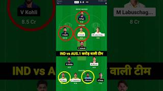 IND vs AUS Test Match. #indvsaus #dream11team #indteam #Indianplaying11 #glteam..