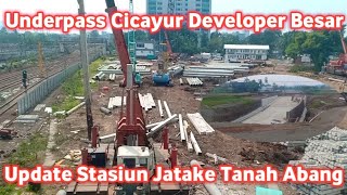 Update Proyek Jatake Sisi Utara Selatan Pembuatan Undepass Developer Stasiun Cicayur