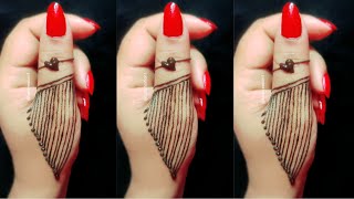 Latest thumb finger mehndi design।। 2023 best finger mehndi design।। easy thumb finger mehndi