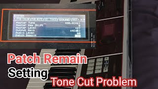 Roland XPS 30 में #Patch Remain Setting #Tone Cut Problem