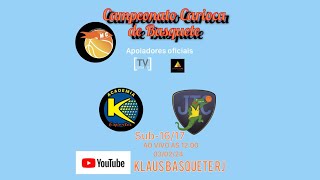 AO VIVO | Jogo de Basquete K Esporte x Jacarepaguá Tênis Clube sub-16/17 da Liga MC de Basquete