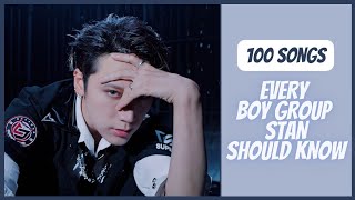 100 SONGS EVERY BOY GROUP STAN SHOULD KNOW