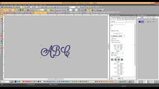 EmbroideryStudio e3 - Monogram