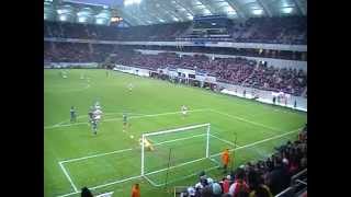 Stade de Reims-PSG, 02/03/2013, Fortès monte droit au But.....