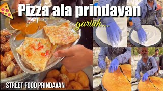 Pizza 🍕 ala prindavan makanan lezat India #streetfood #kulinerprindavan #kulinerindia #kulinerasia