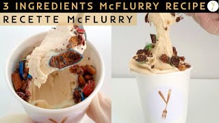 Настоящий рецепт McFlurry M&M / Мягкое мороженое / Мороженое из 3 ингредиентов / Easy McFlurry